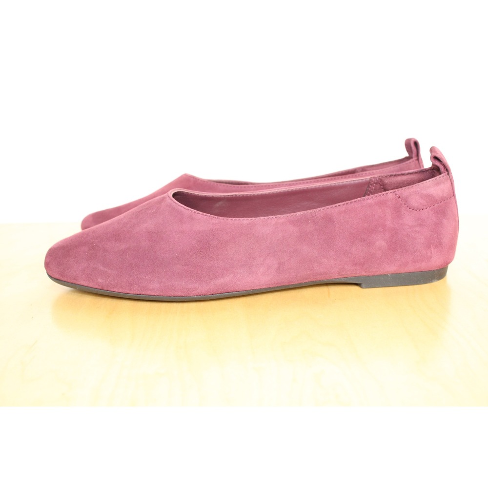 Everlane Day Glove‎ Ballet Flats in Bordeaux Suede SZ 8.5 - Picture 4 of 8
